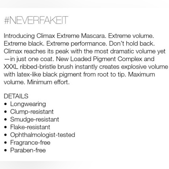 NARS CLIMAX EXTREME INSTANT VOLUME MASCARA. - Picture 11 of 13